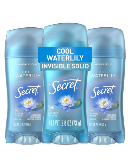Desodorante Antitranspirante Secret Fresh Lirio de Agua 74.8g x3 Desodorante Antitranspirante Secret Fresh Lirio de Agua 74.8g x3