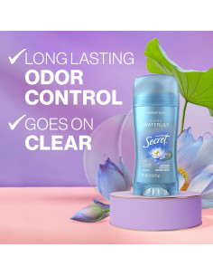 Desodorante Antitranspirante Secret Fresh Lirio de Agua 74.8g x3 2
