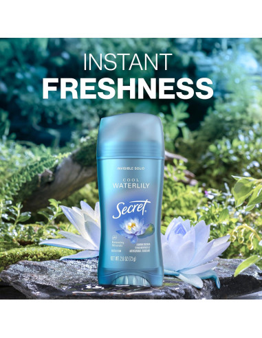 Desodorante Antitranspirante Secret Fresh Lirio de Agua 74.8g x3