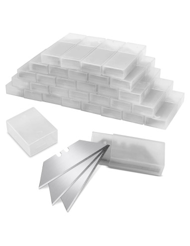 Cuchillas de Utilidad Romeda 100 Pcs Acero SK5 Afiladas
