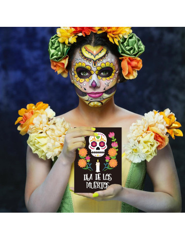 Troqueles de Metal INFUNLY Halloween 3 Pcs Calavera DIY