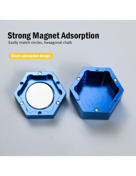 Soporte de Tiza Magnético YEUEK Hexagonal para Billar Soporte de Tiza Magnético YEUEK Hexagonal para Billar