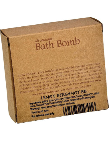 Bomba de Baño Fabuloso Frannie Limón y Bergamota 70.87g