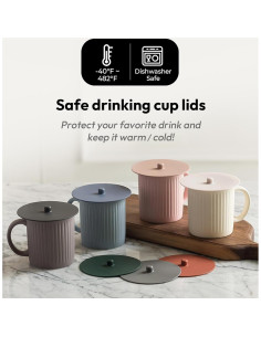 Cubierta de Silicona Carrotez para Tazas - 11 cm - Negra 2