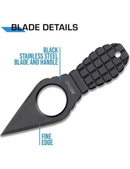 Cuchillo MTECH USA MT-588 Negro 10.80 cm Acero Inoxidable Cuchillo MTECH USA MT-588 Negro 10.80 cm Acero Inoxidable