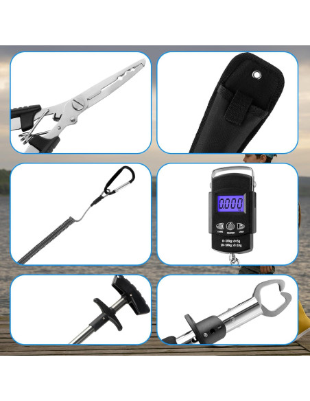 Kit de Herramientas de Pesca Mouhike 113 Piezas con Bolsa Kit de Herramientas de Pesca Mouhike 113 Piezas con Bolsa
