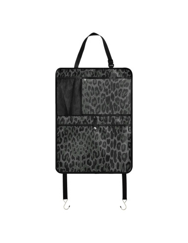 Organizador de Asiento Trasero de Coche YETTASBIN Leopardo Negro
