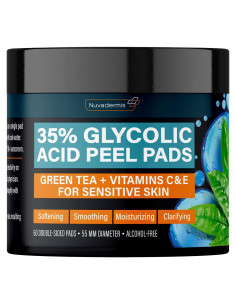 Almohadillas Exfoliantes Nuvadermis 35% Ácido Glicólico - 60 Unidades