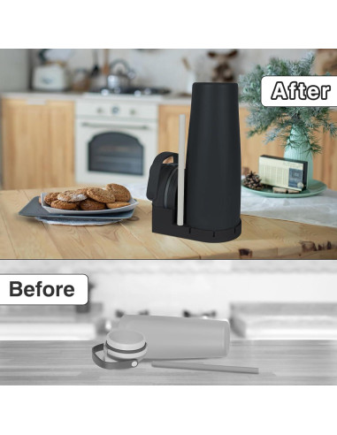 Soporte de Secado para Botellas Owala BKBY - Silicona Negra