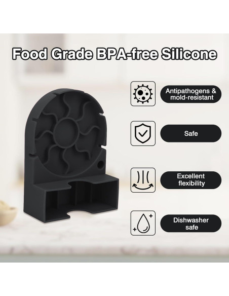 Soporte de Secado para Botellas Owala BKBY - Silicona Negra Soporte de Secado para Botellas Owala BKBY - Silicona Negra