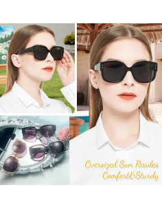 Gafas de Lectura de Sol OCCI CHIARI Oversized UV400 2