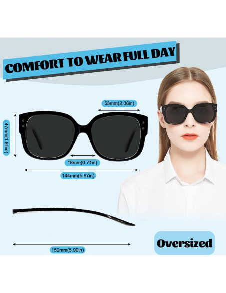 Gafas de Lectura de Sol OCCI CHIARI Oversized UV400 Gafas de Lectura de Sol OCCI CHIARI Oversized UV400