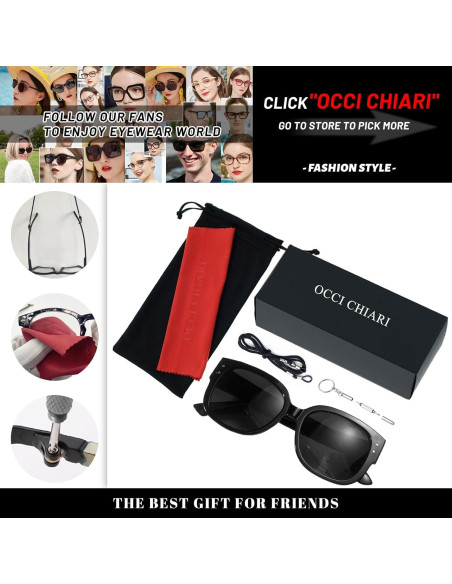 Gafas de Lectura de Sol OCCI CHIARI Oversized UV400 Gafas de Lectura de Sol OCCI CHIARI Oversized UV400