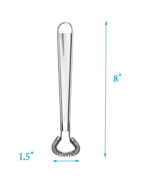 Batidor de Huevo Mini i Kito 20.32 cm Acero Inoxidable y Silicona Batidor de Huevo Mini i Kito 20.32 cm Acero Inoxidable y Silicona