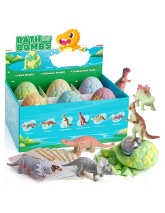 Set de 6 Bombas de Baño TranquilBliss Dinosaurio con Sorpresa