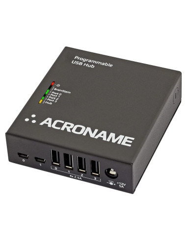 Hub USB Industrial Acroname S77-USBHUB-2X4, 4 Puertos, Programable