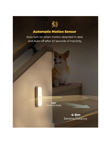 Luz Nocturna LED LOHAS con Sensor de Movimiento - 2 Piezas