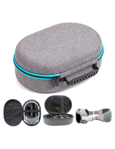 Funda Dura PowerDriver para Vision Pro VR Headset - Antigolpes y Almacenamiento
