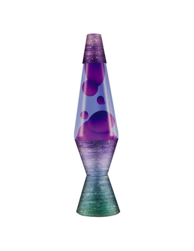 Lámpara Lava 14.5" LAVA Cerámica Púrpura y Azul 25W