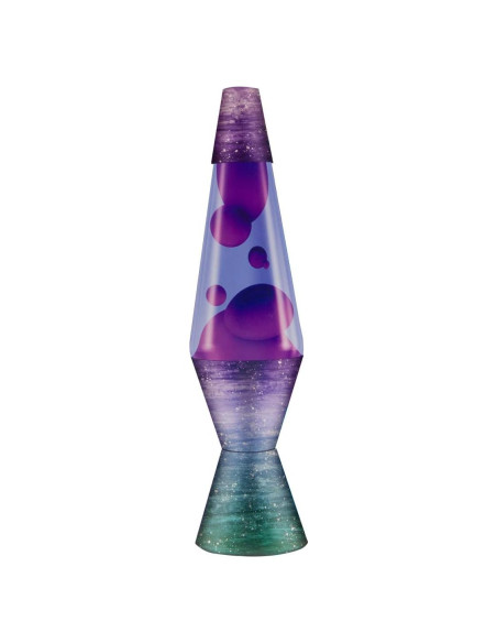 Lámpara Lava 14.5" LAVA Cerámica Púrpura y Azul 25W Lámpara Lava 14.5" LAVA Cerámica Púrpura y Azul 25W