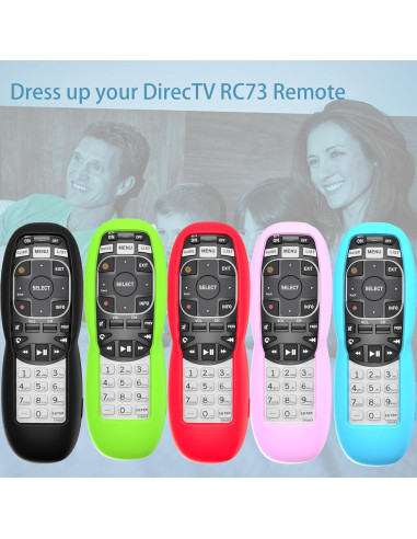 Funda de Silicona Azul Brillante para Control Remoto DirecTV RC73