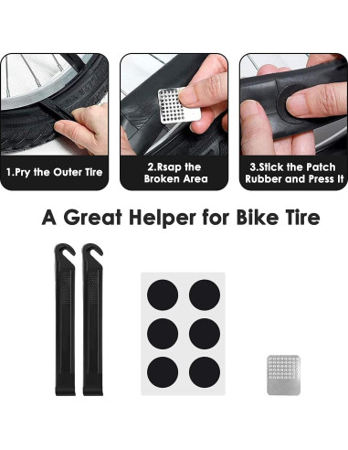Kit de Herramientas WOTOW 16 en 1 para Bicicletas - Multiherramienta Compacta