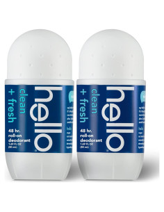 Desodorante Roll On Hola Limpio & Fresco Sin Aluminio 48g x2