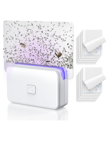 Trampa de Moscas de Fruta LFSYS con 10 Recargas y Luz UV