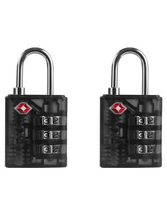Candado TSA de Combinación UP Security 3 Dígitos Negro