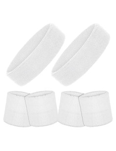 Juego de 6 Bandas para Sudor AOZUO - Cabeza y Muñeca Multi-Deporte