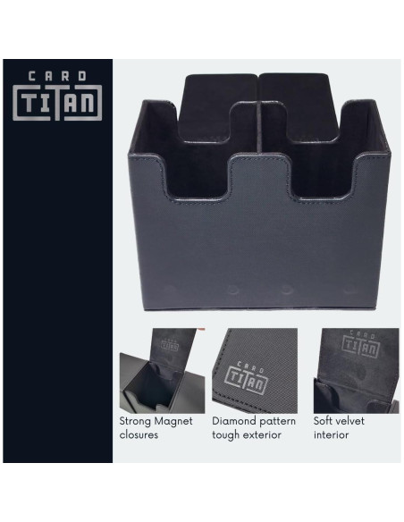 Caja Slab de Almacenamiento Card Titan para Cartas Calificadas Caja Slab de Almacenamiento Card Titan para Cartas Calificadas