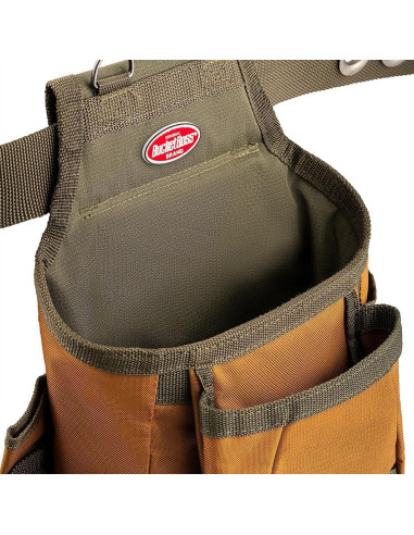 Cinturón de Herramientas Bucket Boss AirLift 12 Bolsillos Marrón