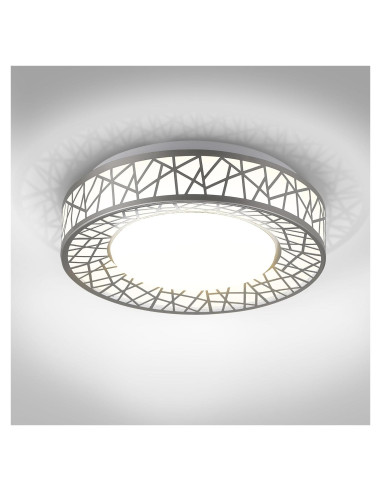 Lámpara de Techo LED Empotrada ASD 30 cm 20W 1130LM Niquel