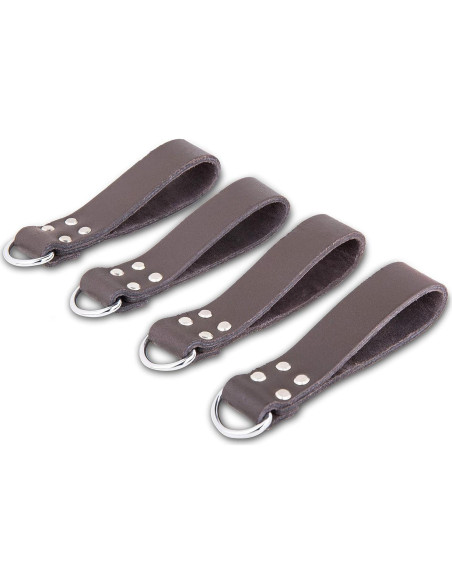 Conectores de Correa de Cinturón LAUTUS Cuero Marrón 4-Pack Conectores de Correa de Cinturón LAUTUS Cuero Marrón 4-Pack