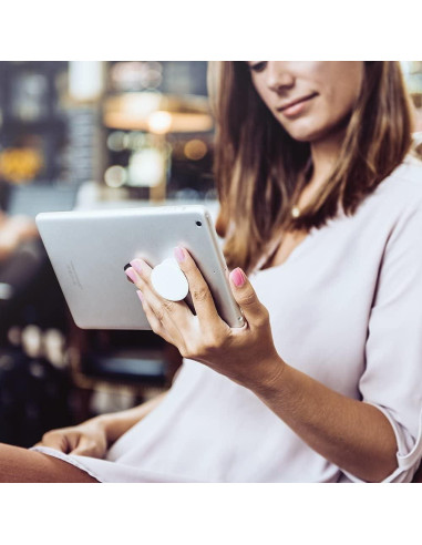 PopSocket Estándar Pronto a ser Sra. Floral Negro