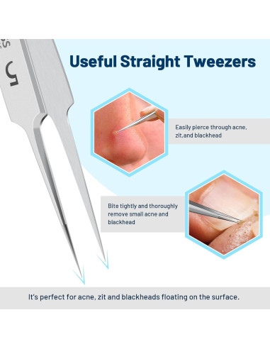 Juego de Pinzas WSYUB para Puntos Negros y Vello Encarnado