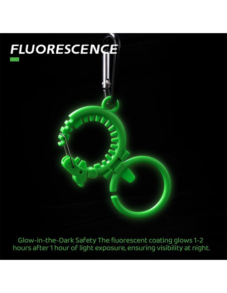 Soporte de Botella de Agua GJFCWFTH BF-888 con Clip Carabiner Soporte de Botella de Agua GJFCWFTH BF-888 con Clip Carabiner