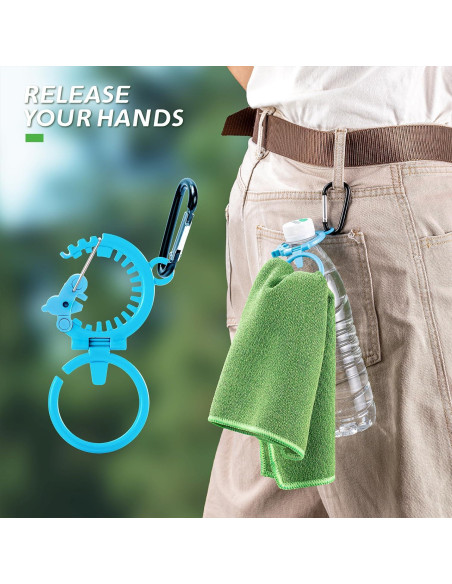 Soporte de Botella de Agua GJFCWFTH BF-888 con Clip Carabiner Soporte de Botella de Agua GJFCWFTH BF-888 con Clip Carabiner
