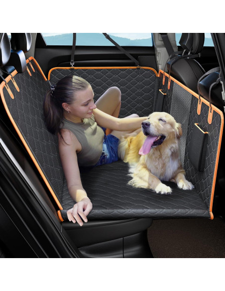 Funda de Asiento Trasero para Perros MIXJOY - Extensor Negro Funda de Asiento Trasero para Perros MIXJOY - Extensor Negro