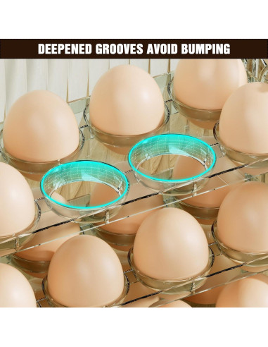 Soporte para Huevos MIHEALPET 30 Huevos con Rebote Automático