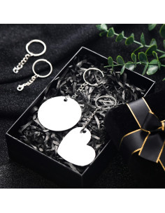 Juego de 100 Anillos de Llaveros Sasylvia Plateado para Manualidades 2