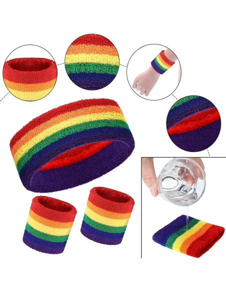 Conjunto Deportivo Skylety 5 Piezas Banda y Muñequera Unisex Conjunto Deportivo Skylety 5 Piezas Banda y Muñequera Unisex