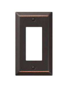 Placa de Pared Amerelle 163RDB 1 Interruptor Acero Bronce