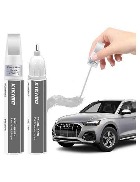 KIKIMO Pintura de Retoque para Audi Plata Metálico LZ7G 12ml KIKIMO Pintura de Retoque para Audi Plata Metálico LZ7G 12ml