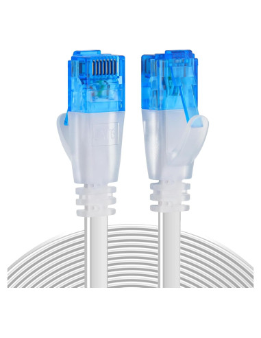 Cable Ethernet Cat 6 Ercielook 7.62 m Blanco Plano RJ45
