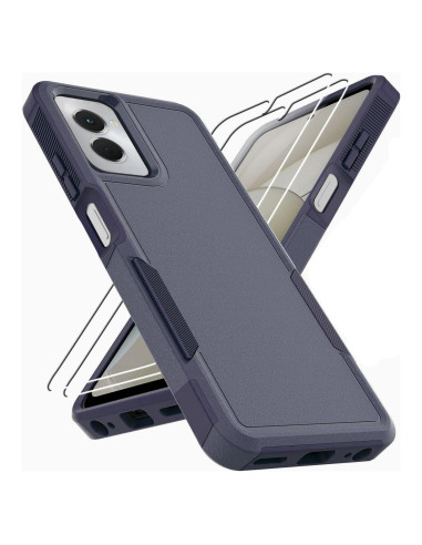 Funda Protectora Grado Militar KEKBOXQ para Moto G Power 2024 Azul