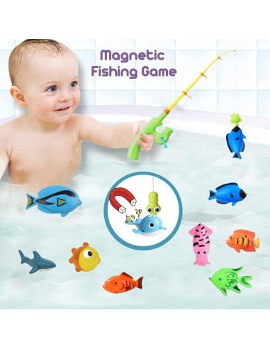 Bombas de baño para niños Kims Cosiart - 20 sorpresas con juego de pesca