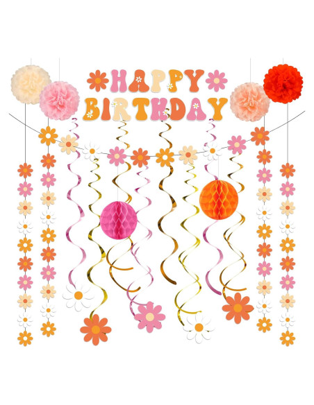 Decoraciones de Fiesta Bohemias Groovy Pasimy 106 Pcs Decoraciones de Fiesta Bohemias Groovy Pasimy 106 Pcs