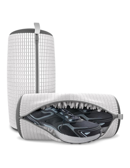 Bolsa de Lavado de Zapatos Lagarto Blanca 40 x 30 cm 2 Pcs Bolsa de Lavado de Zapatos Lagarto Blanca 40 x 30 cm 2 Pcs