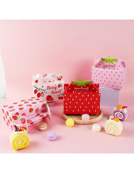 Cajas de Regalo de Fresa GRADESIN - 12 Pcs 16x8.1x9.9 cm Cajas de Regalo de Fresa GRADESIN - 12 Pcs 16x8.1x9.9 cm